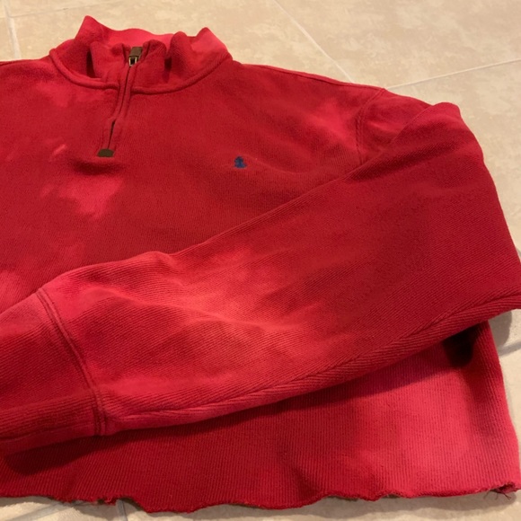 Oversized crop Polo fleece - Picture 4 of 6